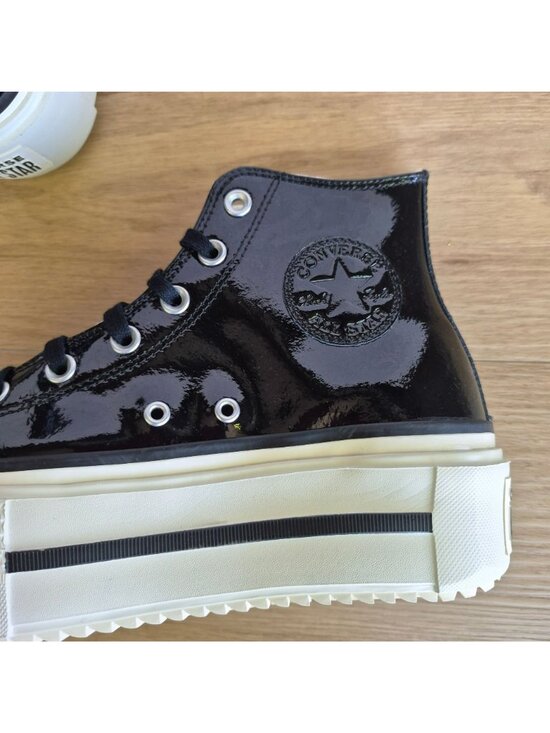 ⭐Converse Lift Double Stack Platform 7 Men\'s Shoes Sneaker Leather Black A12977C main image 7